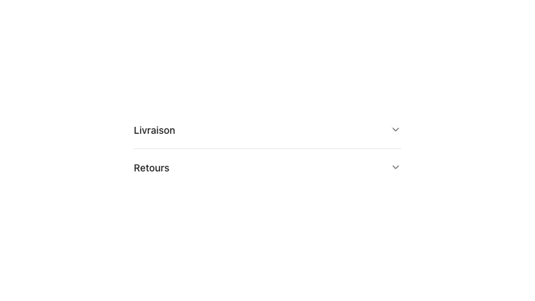 The accordion component