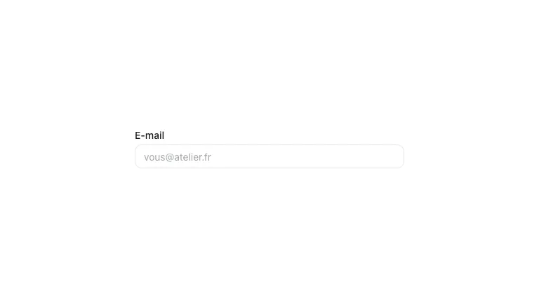The input component