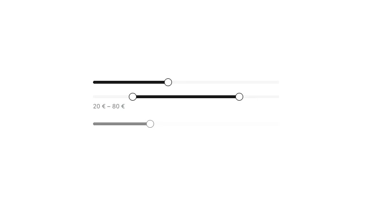 The slider component