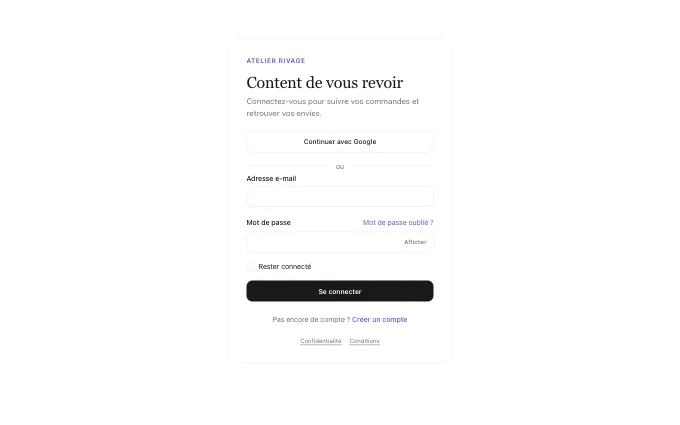 The account.AuthForm block