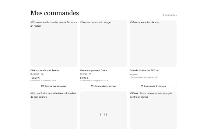 account.OrderList — reorder-grid