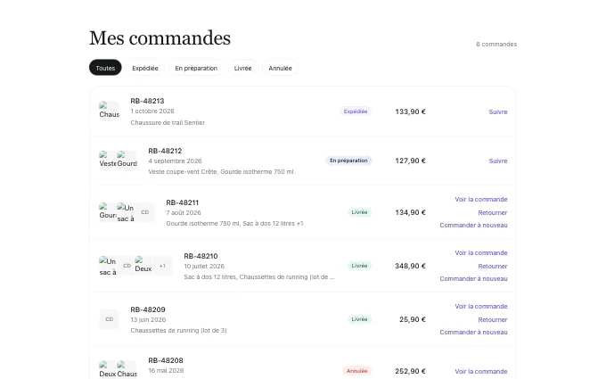 The account.OrderList block