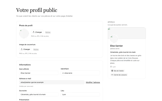 The account.ProfileEditor block