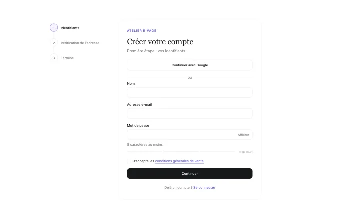 The account.SignUpSteps block