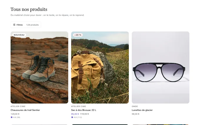 commerce.Catalog — drawer