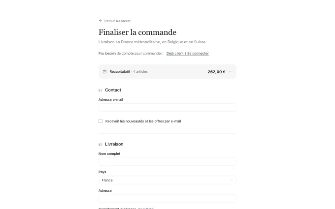 commerce.Checkout — narrow-sheet