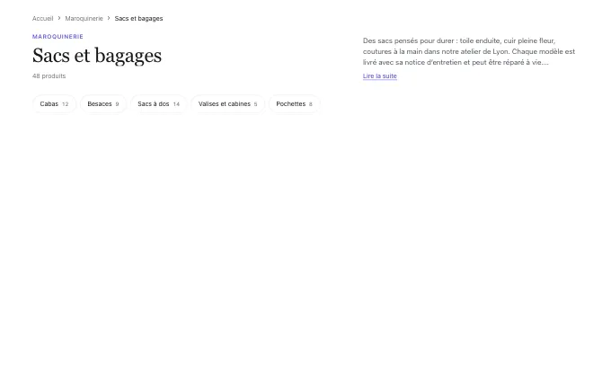 The commerce.CollectionHeader block