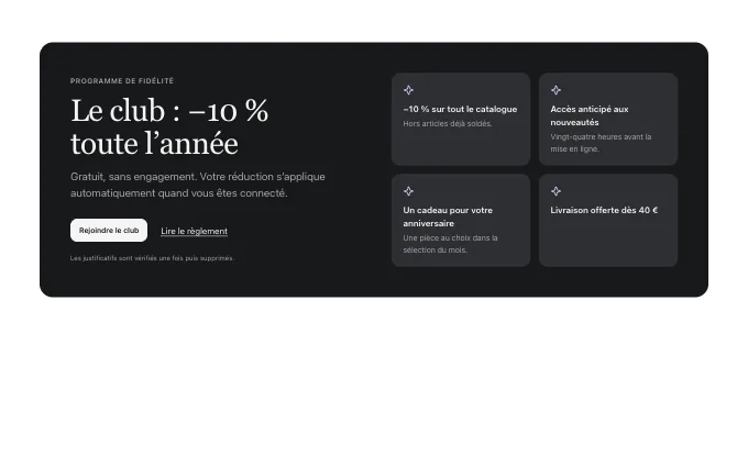 The commerce.MemberOffer block