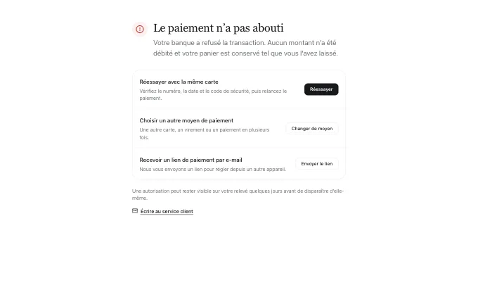 The commerce.PaymentRecovery block
