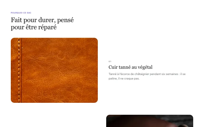 The commerce.ProductFeatures block