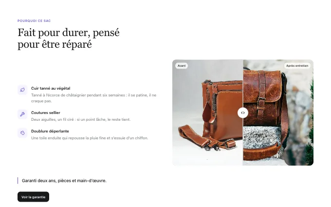 commerce.ProductTransformation — slider