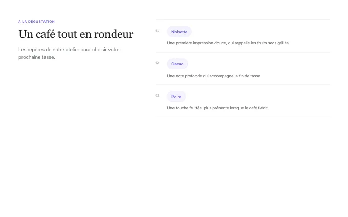 The commerce.TastingNotes block