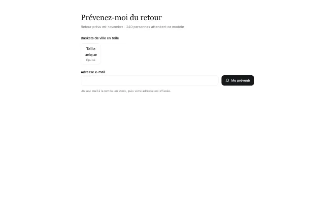 commerce.VariantStockAlert — grid