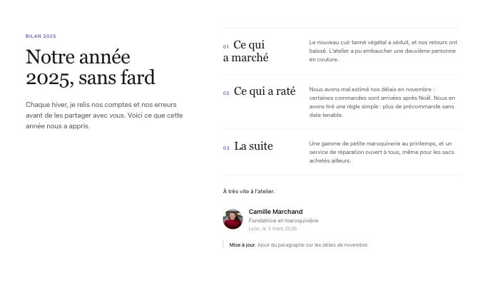 The content.AnnualLetter block