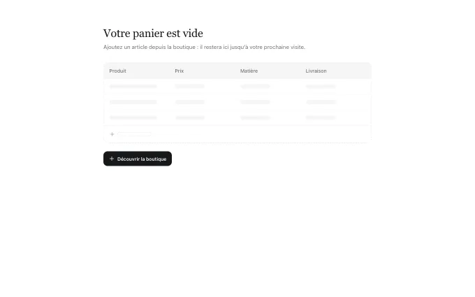 The content.EmptyTable block