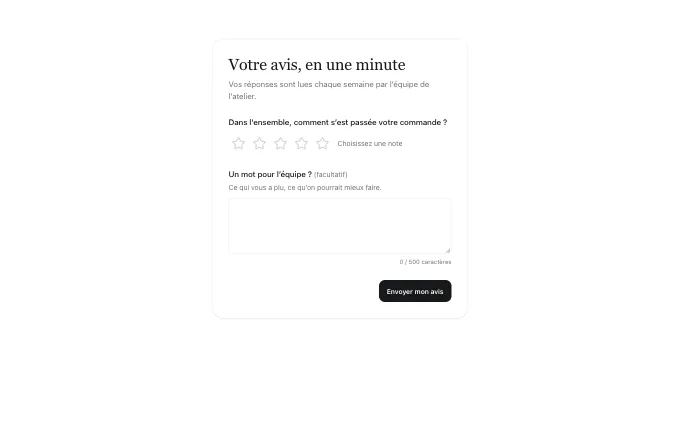 The content.FeedbackForm block