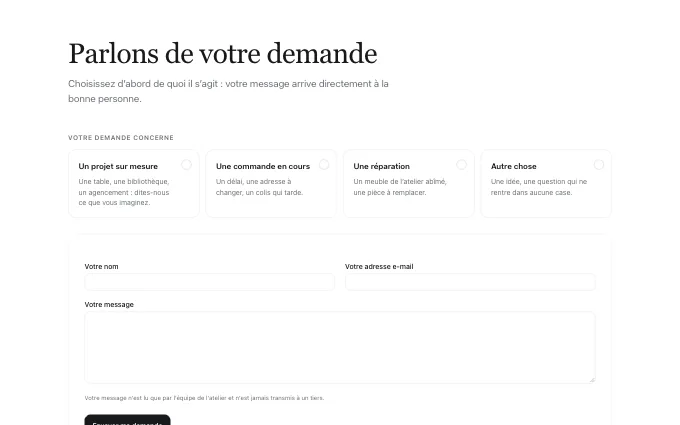 The content.InquiryPicker block