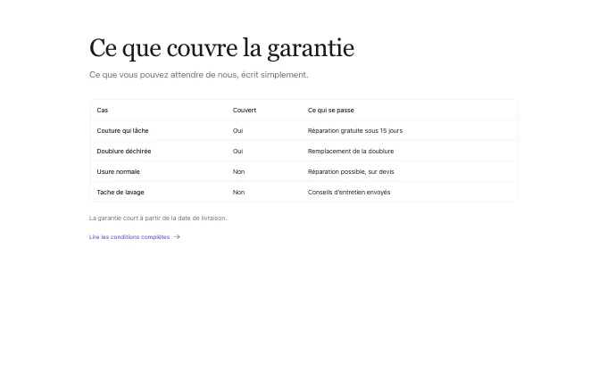 The content.PolicyTable block