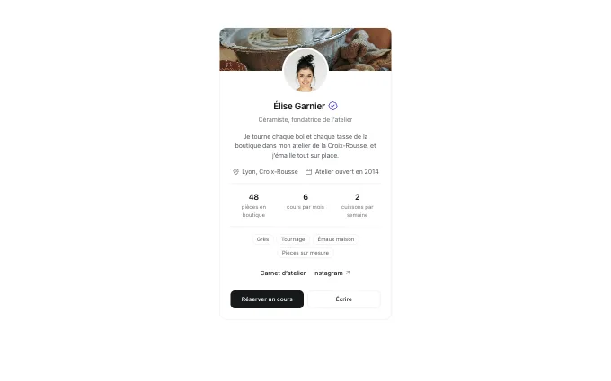 The content.ProfileCard block