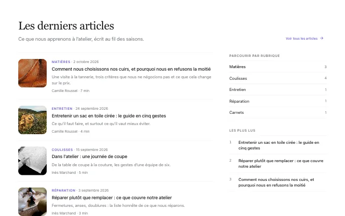 The editorial.ArticleBrowser block