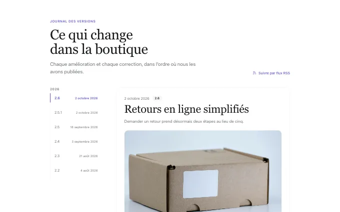 editorial.Changelog — version-sidebar