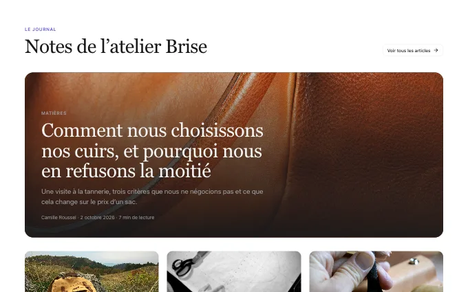 The editorial.FrontPage block