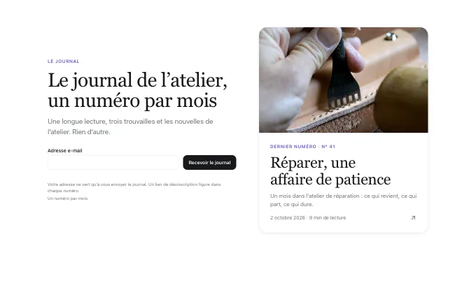 The editorial.LatestIssueSignup block