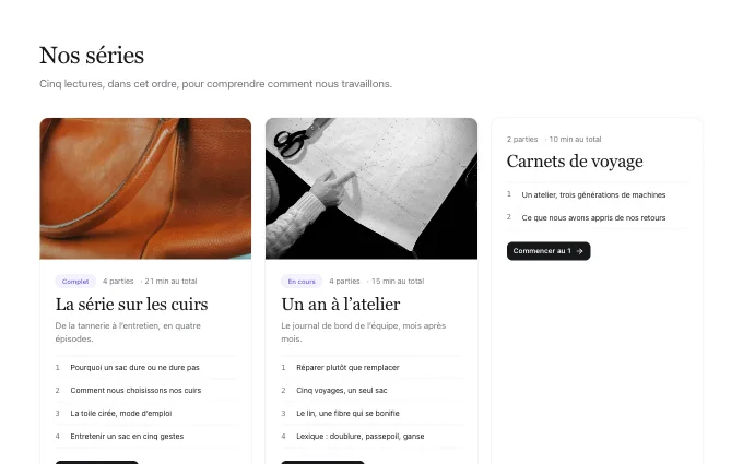 editorial.SeriesShelf — cards