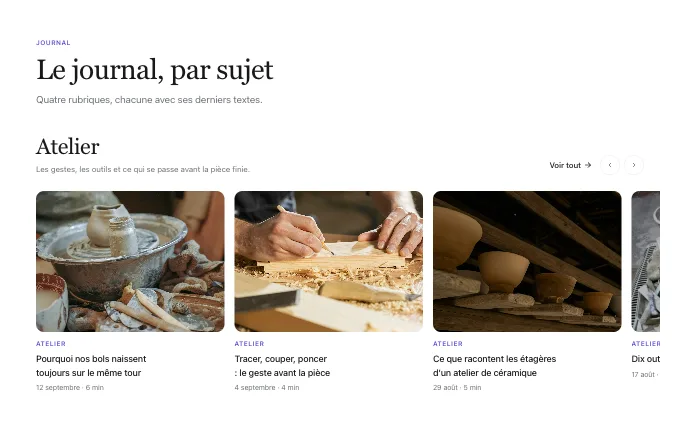 The editorial.TopicRails block