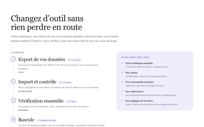 landing.Migration — timeline