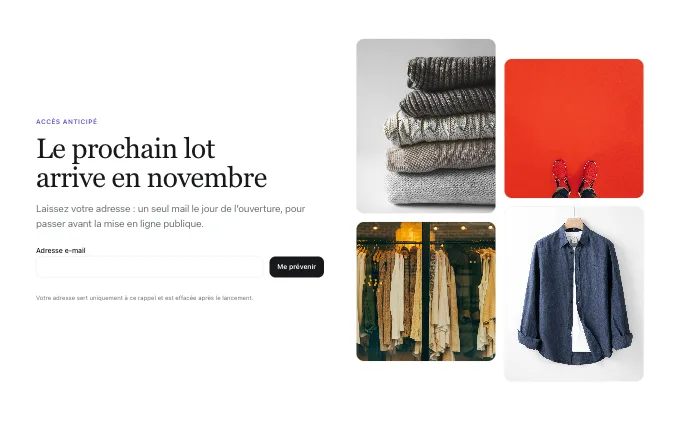landing.Waitlist — split-wall