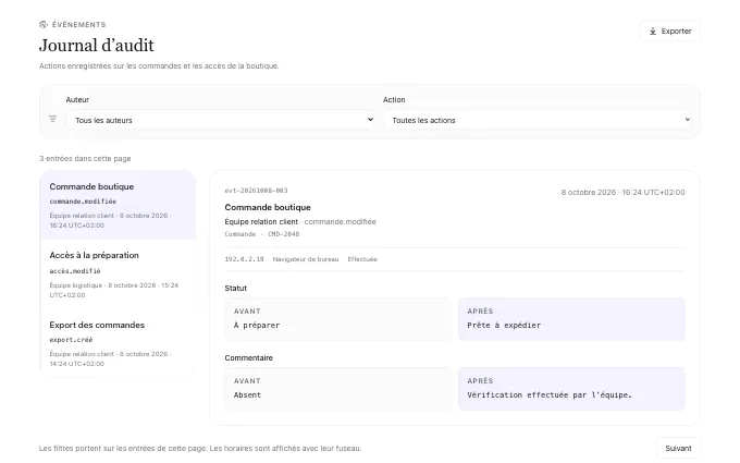 The saas.ChangeReview block