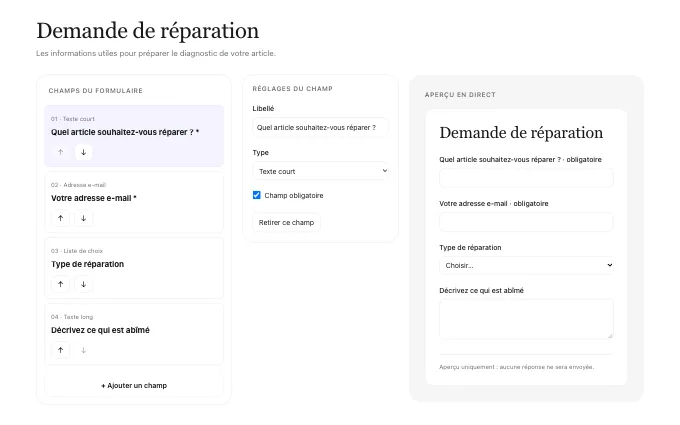 saas.FormBuilder — builder