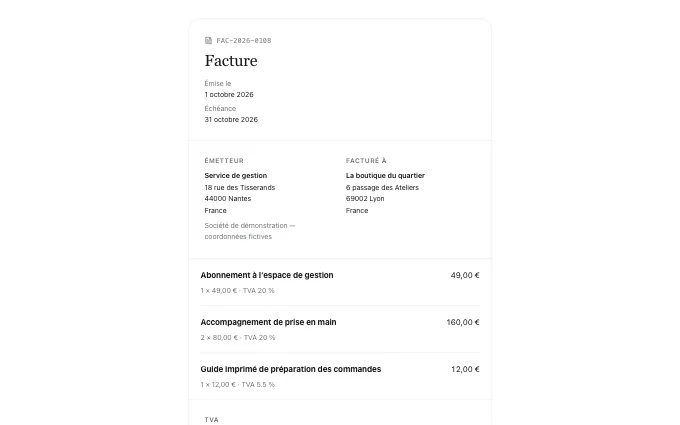 saas.Invoice — compact