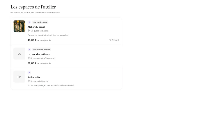The saas.PlaceDirectory block