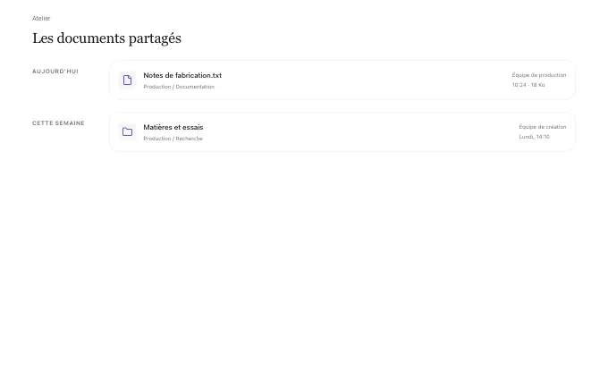 saas.RecentFiles — dated-list