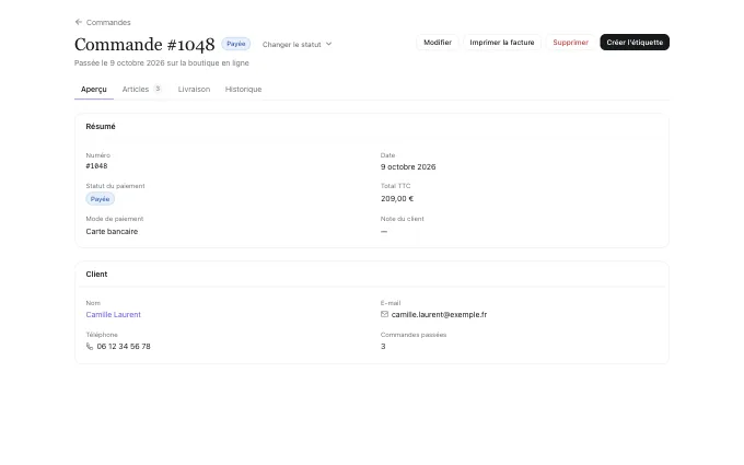 The saas.RecordFacets block