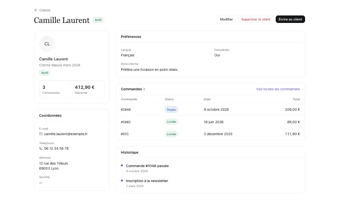 The saas.RecordProfile block
