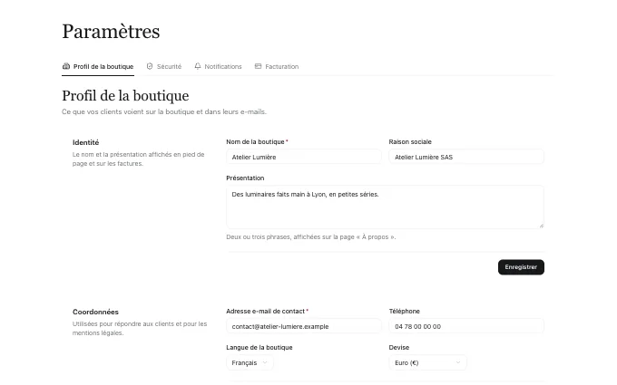 saas.SettingsLayout — split-rows