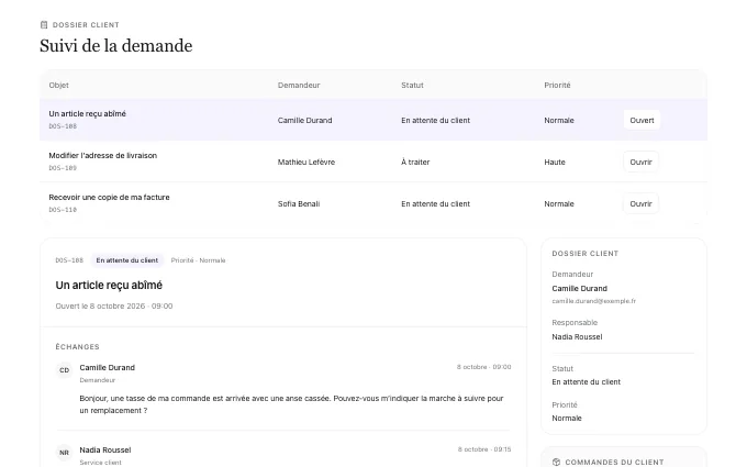 The saas.TicketQueue block